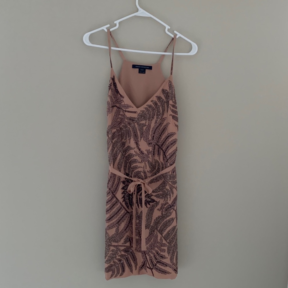 French Connection Beaded Mini Dress size 2